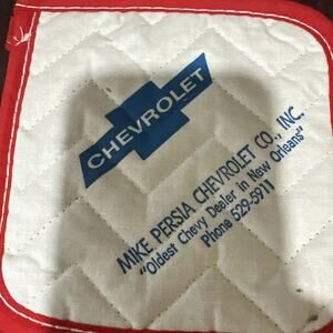 Chevrolet Makes Sense For America(T5L)Pot Holder Mike Persia Motors New Orleans